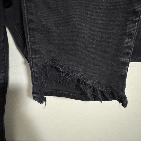 Etica Black Raw Step Hem Jeans - Picture 3 of 5